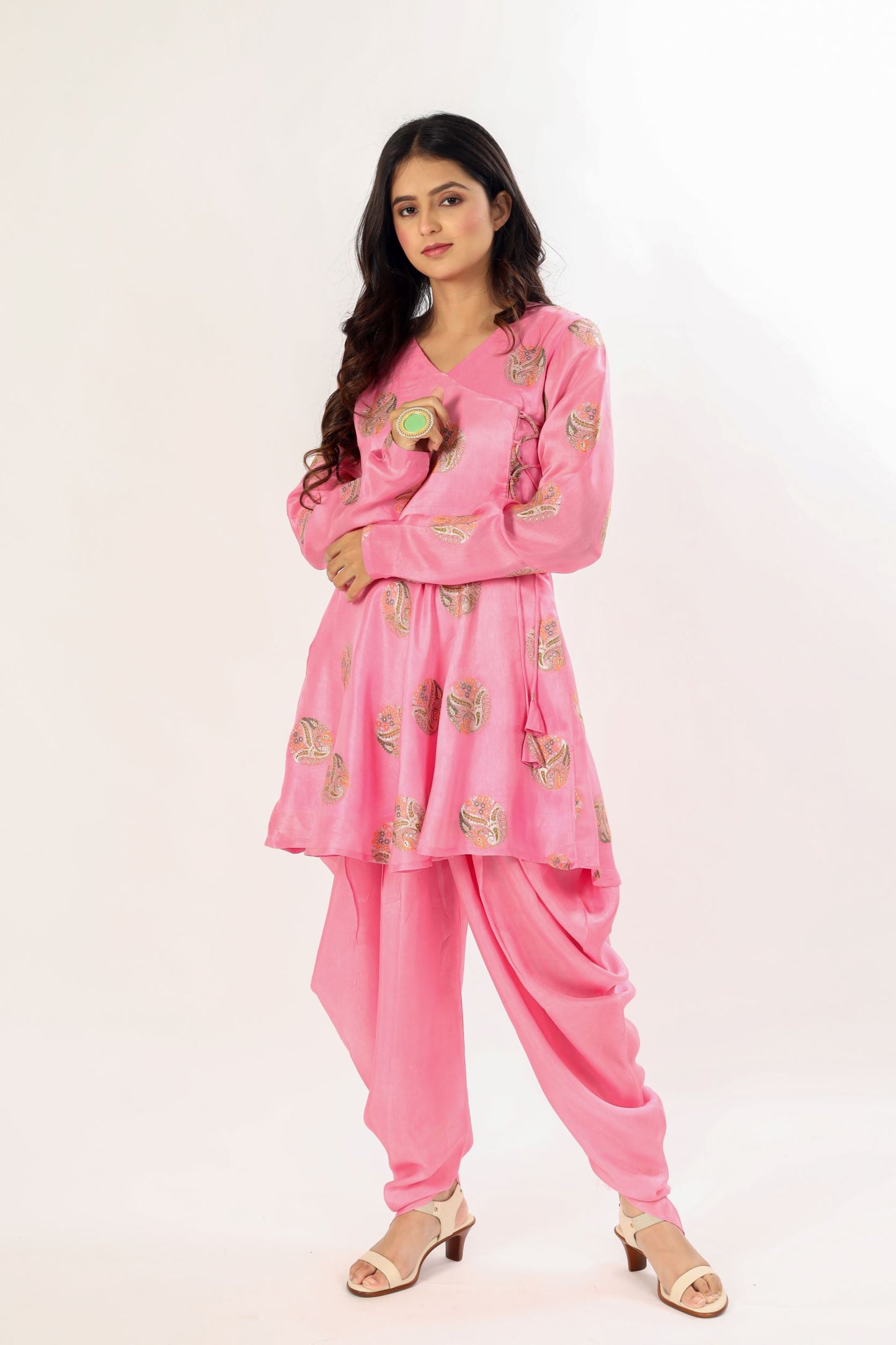 BAVI - Angrakha Kurta with dhoti pant