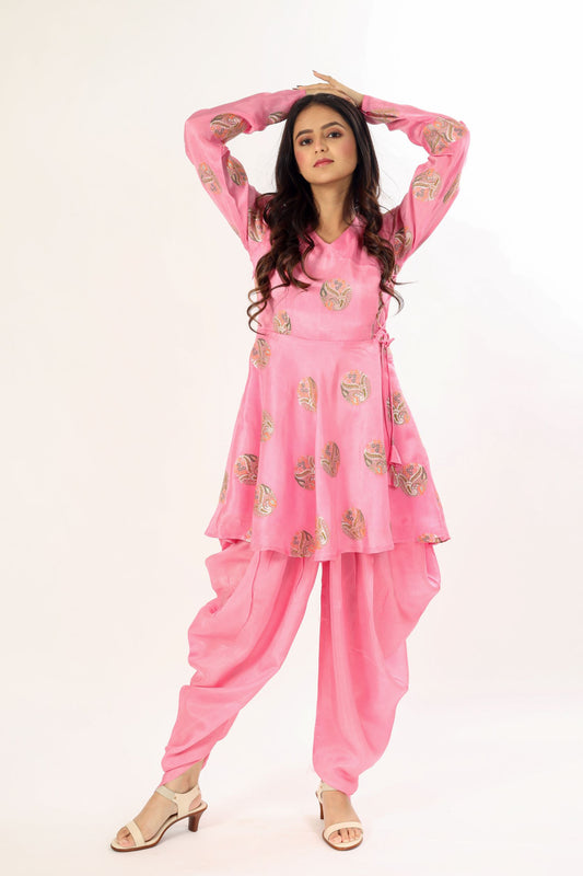 BAVI - Angrakha Kurta with dhoti pant