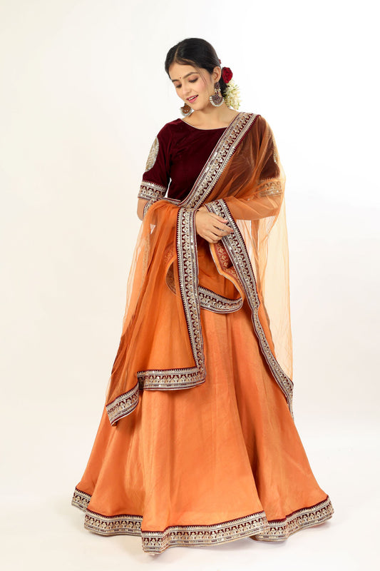 YATEE - Silk Lehenga Choli Set