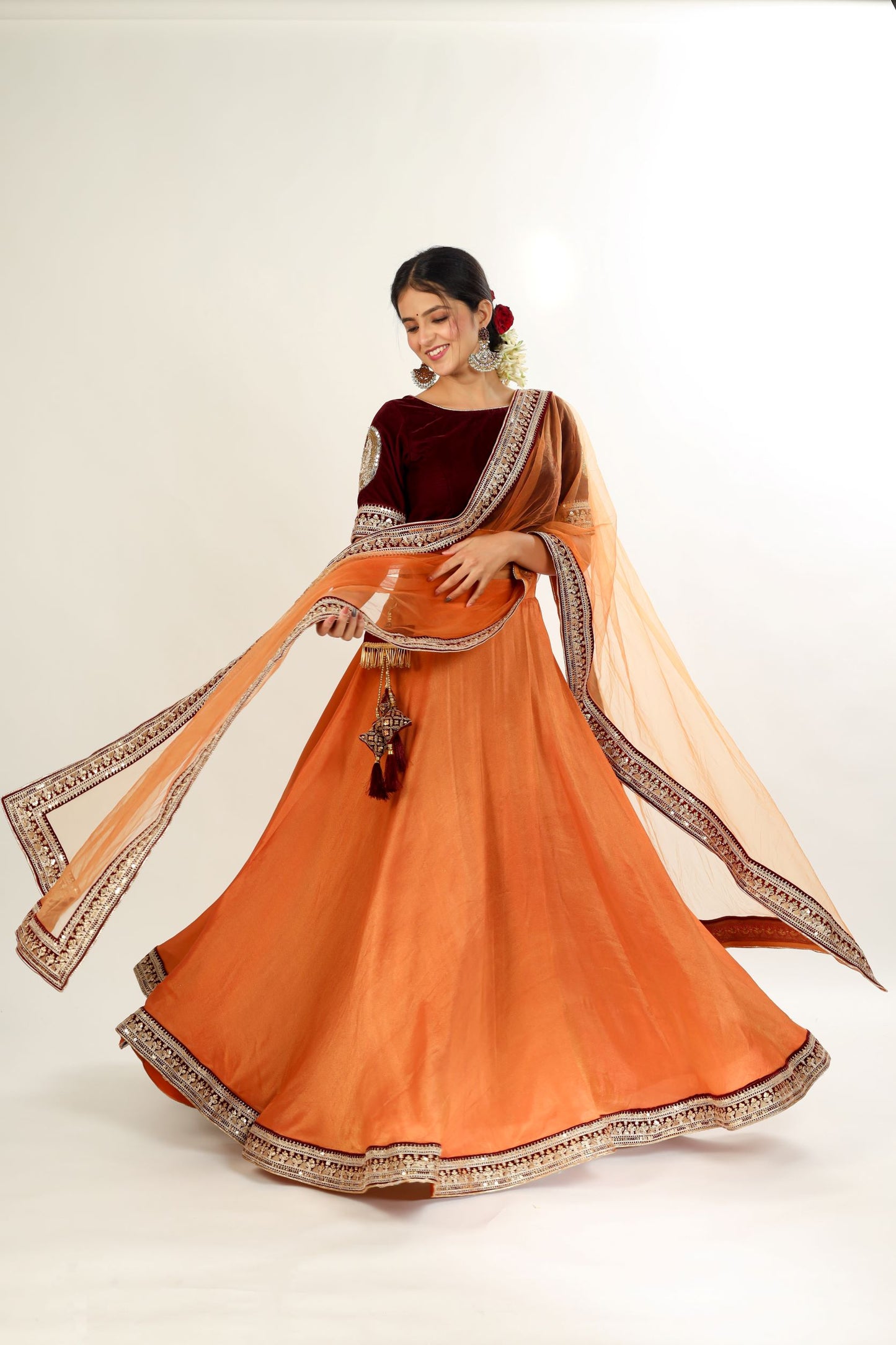 YATEE - Silk Lehenga Choli Set